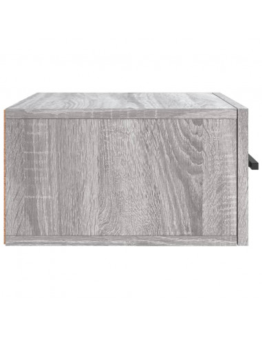 Comodini a Muro 2 pz Grigio Sonoma 35x35x20 cm