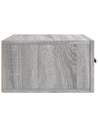 Comodini a Muro 2 pz Grigio Sonoma 35x35x20 cm