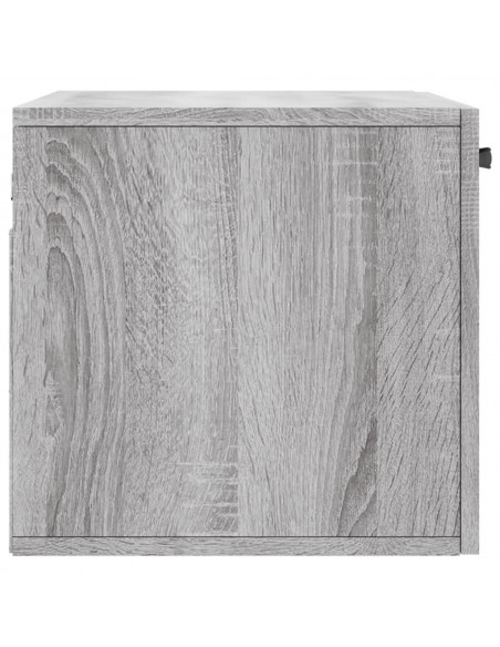 Mobile a Parete Grigio Sonoma 60x36,5x35cm in Legno Multistrato