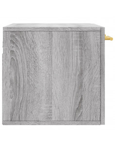 Mobile a Parete Grigio Sonoma 60x36,5x35cm in Legno Multistrato 2