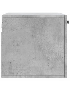 Mobile a Parete Grigio Cemento 60x36,5x35 cm Legno Multistrato 2