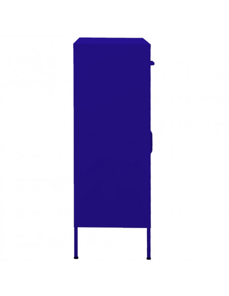 Armadietto Blu Marino 80x35x101,5 cm in Acciaio