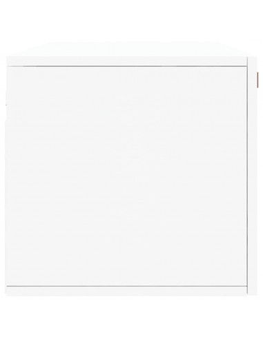 Mobile a Parete Bianco 100x36,5x35 cm in Legno Multistrato