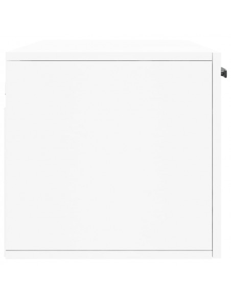 Mobile a Parete Bianco 100x36,5x35 cm in Legno Multistrato