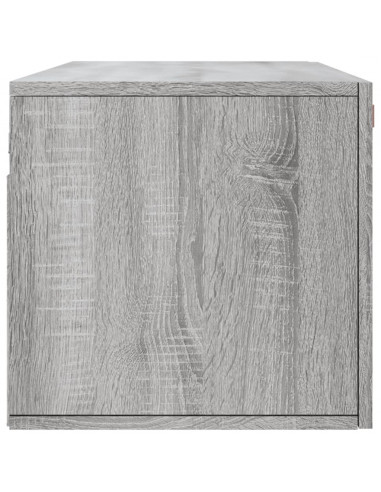 Mobile a Parete Grigio Sonoma 100x36,5x35 cm Legno Multistrato