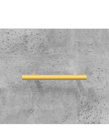 Mobile a Parete Grigio Cemento 100x36,5x35 cm Legno Multistrato