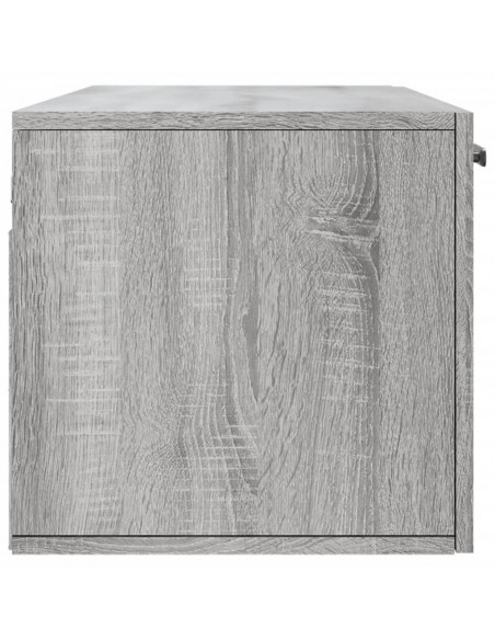 Mobile a Parete Grigio Sonoma 100x36,5x35 cm Legno Multistrato