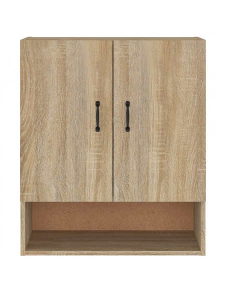 Armadietto a Muro Rovere Sonoma 60x31x70 cm Legno Multistrato