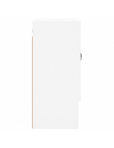 Armadietto a Muro Bianco 60x31x70 cm in Legno Multistrato