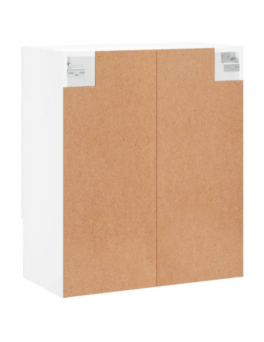 Armadietto a Muro Bianco 60x31x70 cm in Legno Multistrato