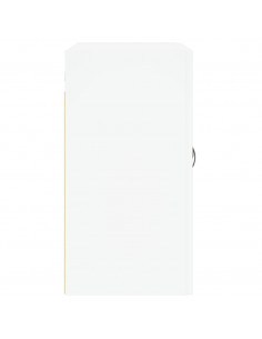 Armadietto a Muro Bianco 60x31x60 cm in Legno Multistrato 2