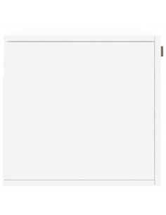 Mobile a Parete Bianco 80x36,5x35 cm in Legno Multistrato 2