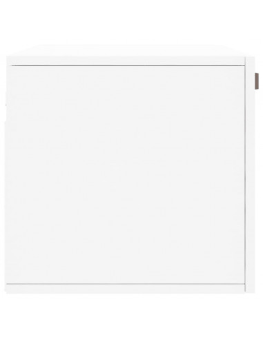 Mobile a Parete Bianco 80x36,5x35 cm in Legno Multistrato