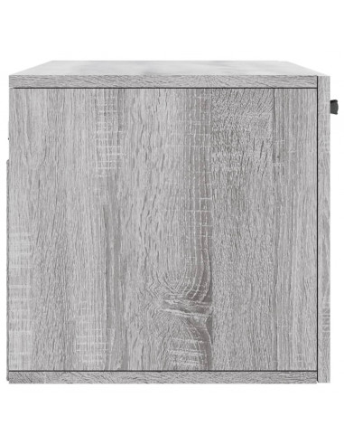 Mobile a Parete Grigio Sonoma 80x36,5x35cm in Legno Multistrato