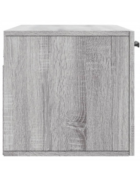 Mobile a Parete Grigio Sonoma 80x36,5x35cm in Legno Multistrato