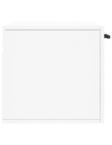 Mobile a Parete Bianco 80x36,5x35 cm in Legno Multistrato