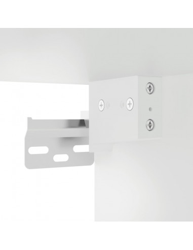 Mobile a Parete Bianco 80x36,5x35 cm in Legno Multistrato