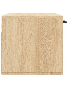 Mobile a Parete Rovere Sonoma 80x36,5x35 cm Legno Multistrato 2