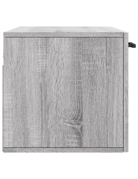 Mobile a Parete Grigio Sonoma 80x36,5x35cm in Legno Multistrato