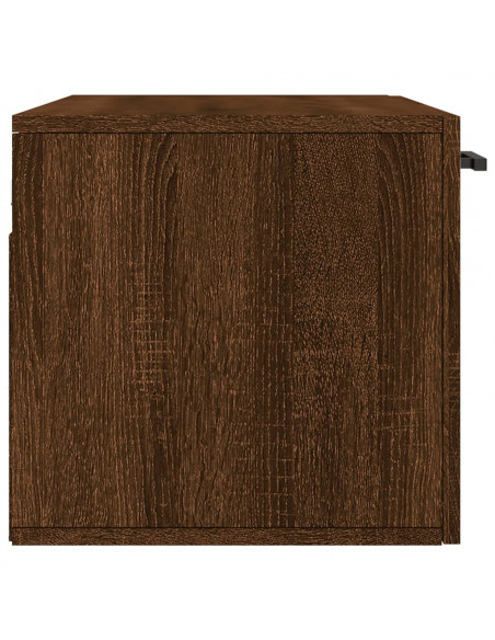 Mobile a Parete Rovere Marrone 80x36,5x35 cm Legno Multistrato