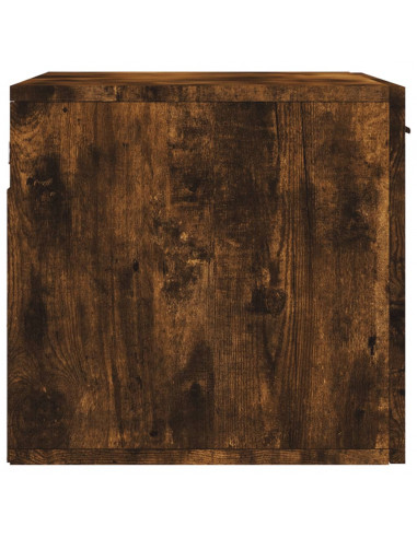 Mobile a Parete Rovere Fumo 60x36,5x35 cm in Legno Multistrato