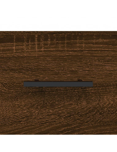 Mobile a Parete Rovere Marrone 60x36,5x35 cm Legno Multistrato