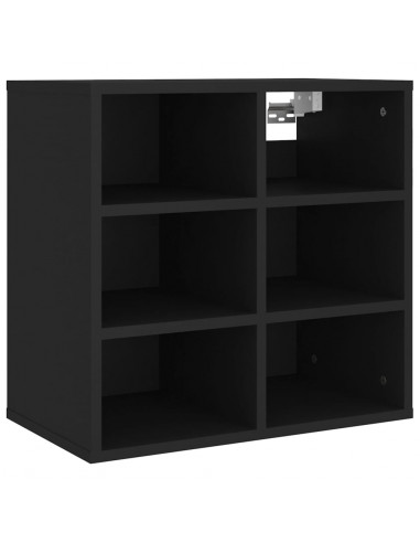 Scarpiere 2 pz Nere 52,5x30x50 cm