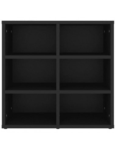 Scarpiere 2 pz Nere 52,5x30x50 cm