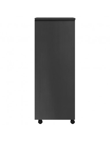 Armadietto Rotante con Cassetti MOSS Grigio Legno Massello Pino