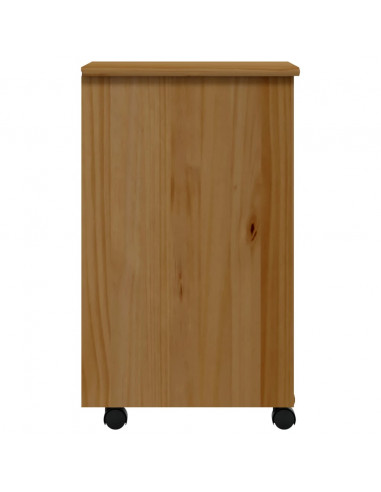 Armadietto Rotante con Cassetti MOSS Miele Legno Massello Pino