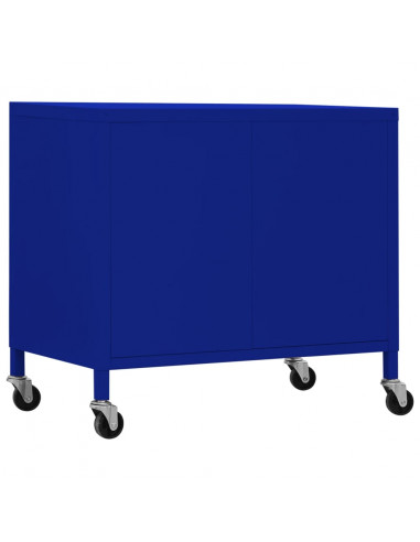 Armadietto Blu Marino 60x35x56 cm in Acciaio