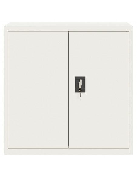 Armadio Classificatore Bianco 90x40x130 cm in Acciaio