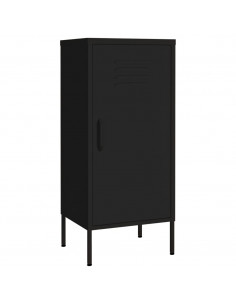 Armadietto Nero 42,5x35x101,5 cm in Acciaio 2