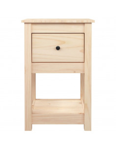 Comodini 2 pz 40x35x61,5 cm in Legno Massello di Pino 2