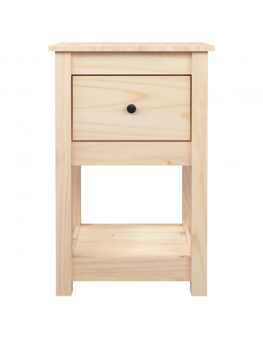 Comodini 2 pz 40x35x61,5 cm in Legno Massello di Pino