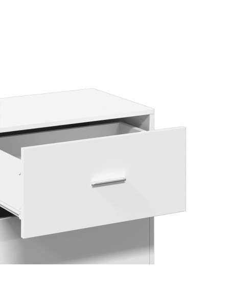 Armadietto Bianco 56,5x39x90 cm in Legno Multistrato