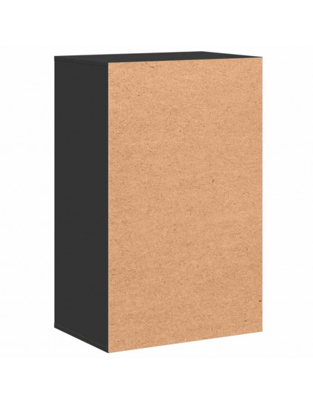 Armadietto Nero 56,5x39x90 cm in Legno Multistrato