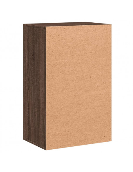 Armadietto Rovere Marrone 56,5x39x90 cm in Legno Multistrato