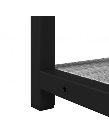 Mobile Specchio da Bagno Grigio Sonoma 60x16x60 cm Multistrato