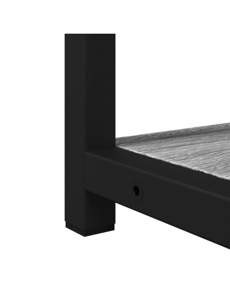 Mobile Specchio da Bagno Grigio Sonoma 60x16x60 cm Multistrato