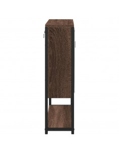 Mobile Bagno Specchio Rovere Marrone 60x16x60 Legno Multistrato 2