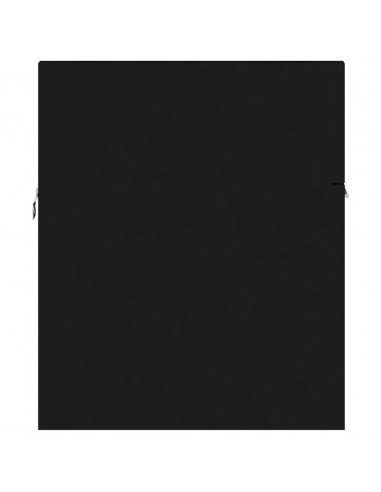 Mobile da Bagno con Lavabo Integrato Nero in Truciolato