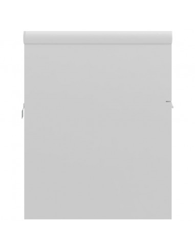 Mobile Bagno con Lavabo Integrato Bianco Lucido in Truciolato