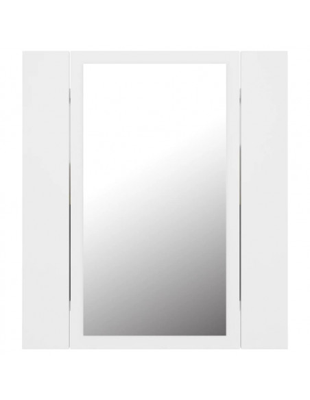 Specchio da Bagno con LED Bianco 40x12x45 cm in Acrilico
