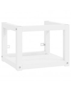 Struttura per Lavabo a Parete Bianca 40x38x31 cm in Ferro 2