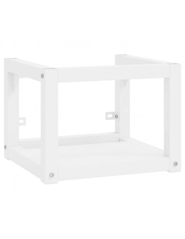 Struttura per Lavabo a Parete Bianca 40x38x31 cm in Ferro