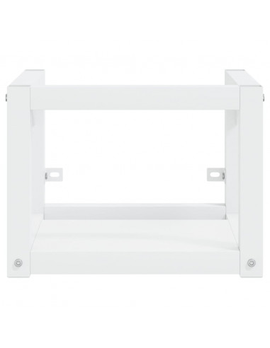 Struttura per Lavabo a Parete Bianca 40x38x31 cm in Ferro