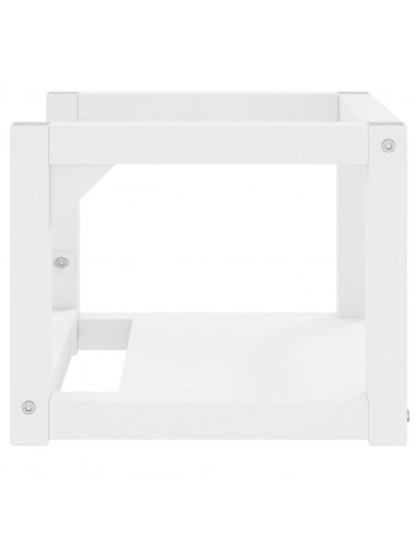 Struttura per Lavabo a Parete Bianca 40x38x31 cm in Ferro