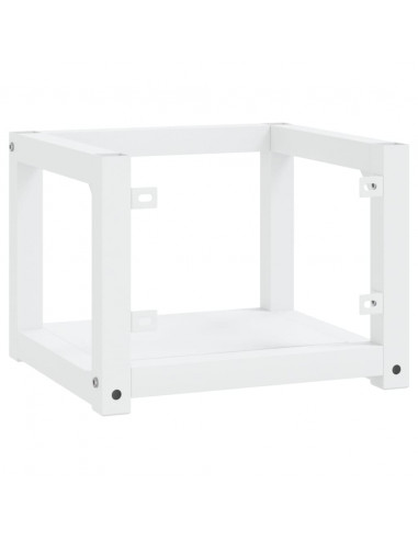 Struttura per Lavabo a Parete Bianca 40x38x31 cm in Ferro