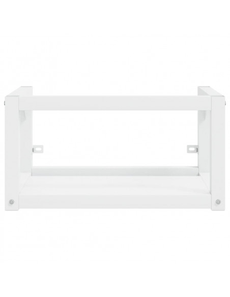 Struttura per Lavabo a Parete Bianca 59x38x31 cm in Ferro